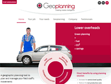 Tablet Screenshot of geoplanning.net